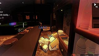 Paid cute femboy barista with cum.