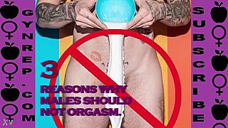 femdom gynarchy explains three reasons males should not orgasm