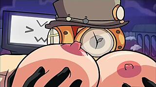 TV woman in repeated encounters loop