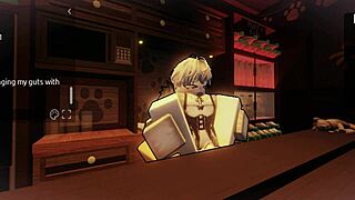 Paid cute femboy barista with cum.