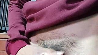 I delivered a big cumshot from my hard cock