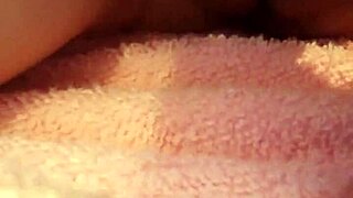 Mature babe enjoys talcum powder sensually.