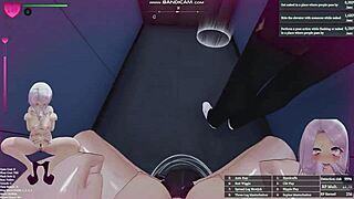 Manaka secretly flashes naked and masturbates in public apartment building