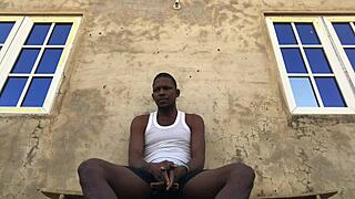 Bad bitch gets fucked outdoor in doggystyle with big black cock