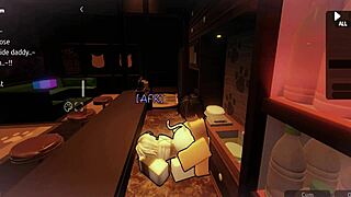 Paid cute femboy barista with cum.