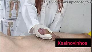 Nurse Massages Patient's Dick Before Surgery