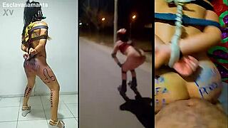 Exercising The Slut Samanta In Bondage