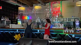 teen cassandra blows nerdy older janitor in handjob blowjob scene