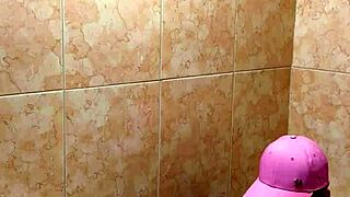 Hot Colombian Students Caught Fucking in School Bathroom