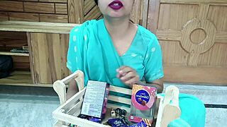 Indian village maid tricked into ass fucking and blowjob roleplay