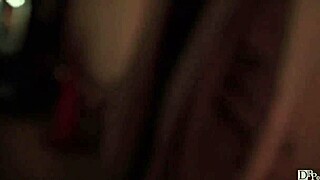 Japanese girl hops in alley with remote vibrator