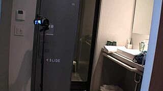 an old man enjoys a passionate encounter in a hotel