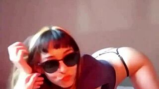 Bonneyuwu Inserts Marbles With Condom