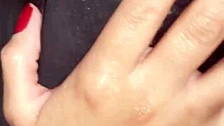 backstage shower with redhead wife, wanna join?