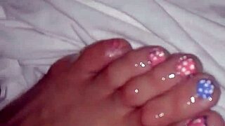 Sucking Wife's Toes While Fucking 😍