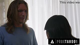 Pure taboo hot asian stepsis taunts stepbro