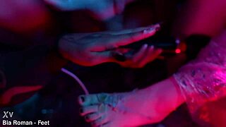 foot worship tickling fetish and wax play with bratty girls