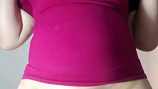 Latina Stepmom Masturbates For Stepson In Leggings