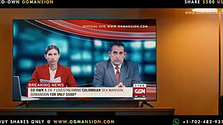 Rødhåring i bodysuit blir våt, klar for stor ræv?