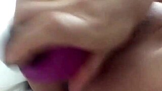 asian girl uses chinese balls and vibrator on her vagina