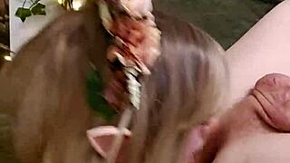 Kimmi the elf cleans her human's space before a meal