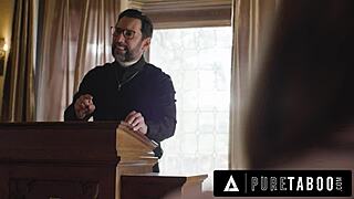 in pure taboo, i as horny virgin teen seduce pervert priest to fuck my ass