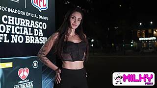 Milky Peru fucks unfaithful wife anally in Brazil