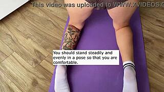 babe from yoga class gets deeply penetrated in pov style