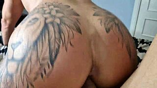 the neighbor visits danaxmuscles for a casual chat and friendly interaction