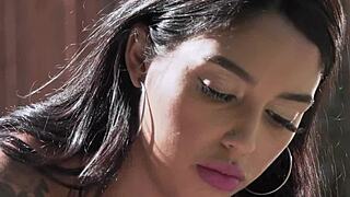 Adult time cutie vanessa sky fascinated with pornstar stepdad steve holmes big cock