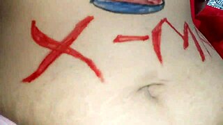 New year dildo fucks big ass in red gown!