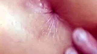 Teasing him with my ass he rips my leggings and fucks me with his fingers and cock