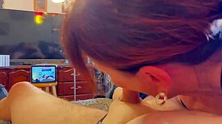 Heavy Metal Angel Performs Blowjob with Passion