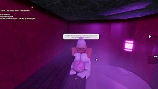 I relax in the sauna with a hot lady