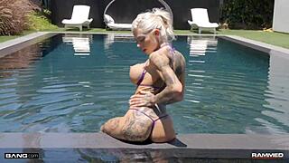 rammed inked busty babe chantal danielle gets her pussy destroyed by bbc