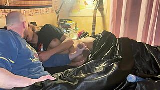 Real Couple With Monstercock Shemale Trains Whiteboi as Submissive Cumslut