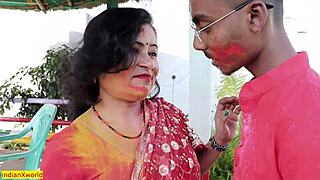 village boudi begs for creampie in her pussy