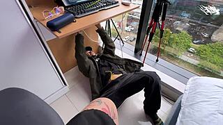 i called the technician for internet check and fucked him 😏