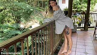 First time feels so good, staying home for wine, massage, and oral pleasure