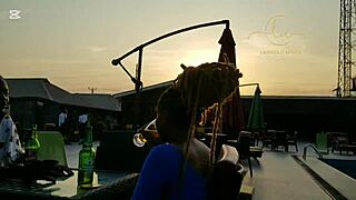 honryblack porn1 - ebony sex goddess meets naija pornstar for exclusive bar fun 😘