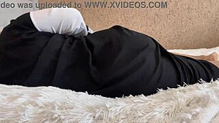 Arab teen without panties gets intense fucking