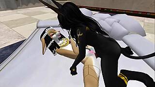 Lady Bastet Of Egypt Uses Her Servant Girl 😘