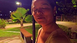 I spotted a hot girl in the park, invited her home, and we woke up fucking.