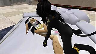 Lady Bastet Of Egypt Uses Her Servant Girl 😘