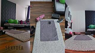 Dive Into Pure Sensuality: Triple Cam View Of My Naked Workout