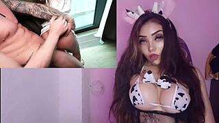 joven rusa de grandes tetas naturales recibe un duro anal