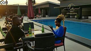honryblack porn1 - ebony sex goddess meets naija pornstar for exclusive bar fun 😘