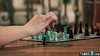 Blondie Haley Reed Playing Strip Chess On Tranny Jade Venus Big Cock