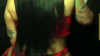 Amazing Brunette Dancing In Night Club