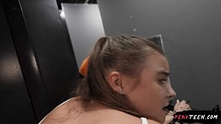 Cheating Teen 18+ Caught Sneaking In The Gym By Her Bf